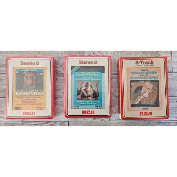 Vintage RCA 8-track 14-tape bundle. 1960s and 1970s. Factory Sealed. - Picture 5 of 16